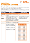 Tariff of resi mortgage charges